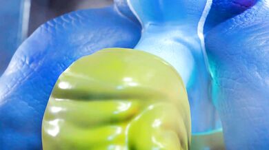 "Exploring the depths of ecstasy with a golden phallus, worshiping the divine nuts."