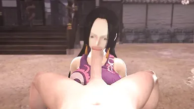 Boa Hancock's Deep Throat Cock-Sucking Adventure