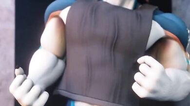 "Megan the Geordie Muscle Goddess Explores Her Infinite Cum Potential with Growing Cock Animation!"