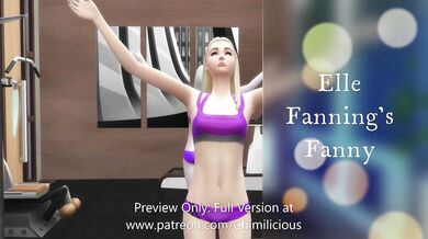 "Massaging Elle's Horny Body"