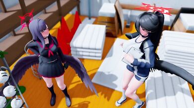 'Ichika and Hasumi's Steamy Lesbian Encounter [Kaotaro12]'