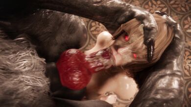 'Ashley's x-Rated Werewolf Face Fuck by Rekin3D'