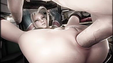 "Cammy, the busty fighter, plays Street Fighter for the gameplay... and loses control of her body!"