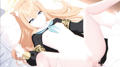 Mari finds pleasure in painting her body with Foulon paints.