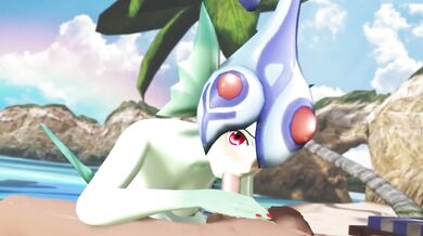 'Beached and Banged by a Beach-Loving Ranamon'