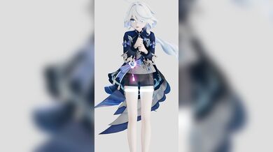 "Pink Elephants and Furina, a Blender MMD Hentai Adventure"