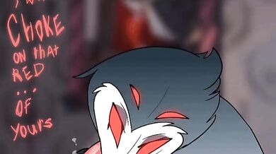 'HH Stolas and Blitzo eat each other out in a hot NSFW'