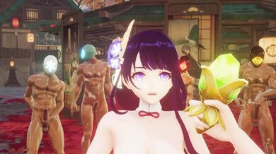 "The Aether Miko and the Rainden Maidens - A Hentai Adventure!"