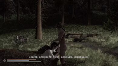 [skyrim dogma]the girl have wild sex in the woodland