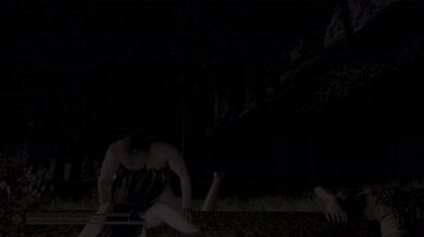 [skyrim dogma]the girl have wild sex in the woodland
