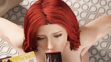 'Black Widow Takes a Black Blowjob'