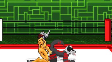 Rewritten as: 'The Powerful WarGreymon Claims the Sensual Saber as His Reward'