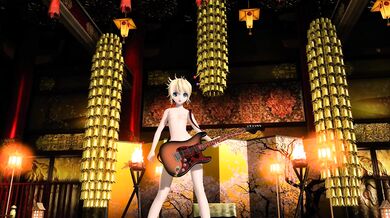 The sexy Nympho, Rin, takes off her clothes and starts a sensual dance to the tune of Tengaku, leaving you breathless with desire!