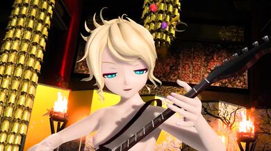 The sexy Nympho, Rin, takes off her clothes and starts a sensual dance to the tune of Tengaku, leaving you breathless with desire!