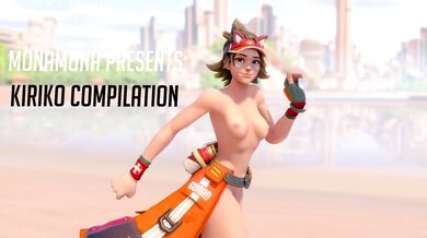 'Blonde Bombshell's Ultimate Orgy: Overwatch Kiriko Compilation'