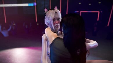 Watch as these two sexy girls go head to head in a sexual showdown to see who can please their man the best.