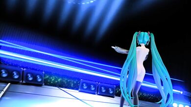 "Miku, Nude and Dancing, - Saturated Desires"