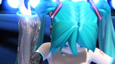 "Miku, Nude and Dancing, - Saturated Desires"