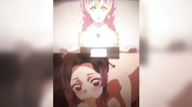 Hentai Animation - Shinobu and Mitsuri Love in the Forest Rule 34 Version (WIS)