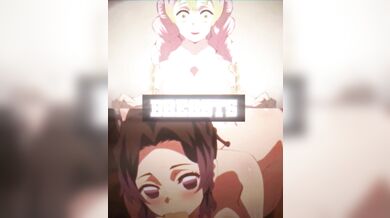 Hentai Animation - Shinobu and Mitsuri Love in the Forest Rule 34 Version (WIS)