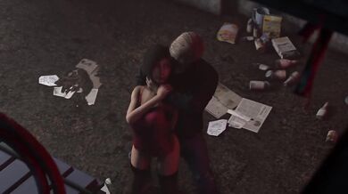 "Hiking with the Resident Evil Duo, Ada Wong and Leon Kennedy"