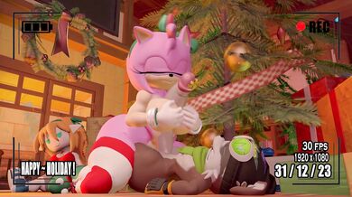 'Amy Giving Her Best Friend A Naughty Present (Voyeur Added)'