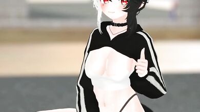 "Lustful Lips and Bouncing Balls - A VTuber's Hentai Adventure"