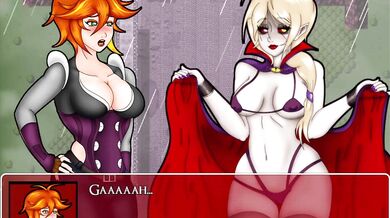 'Seduced by the Bloodthirsty Vampire Queen: Lucy's Trap for the Crimson Veiled Hunter'