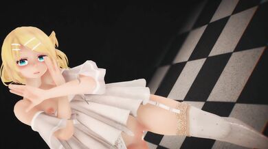 "Kagamine Rin and Hibiki Dance (000MMD)"