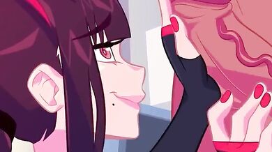 "Mujer que se enfrenta con un beso de diablo de Kissclaw, subtitulado en español para nekobots."