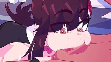 "Mujer que se enfrenta con un beso de diablo de Kissclaw, subtitulado en español para nekobots."