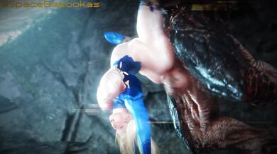 '"The Space Hentai Queen" - Samus Aran's Monster Sucker Adventure in Galaxy: PMV with Ghost Data'