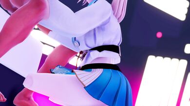 Kazama and Iroha's Evening Catch-up Practice [Japanese word for 'ra*pe']