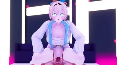 Kazama and Iroha's Evening Catch-up Practice [Japanese word for 'ra*pe']