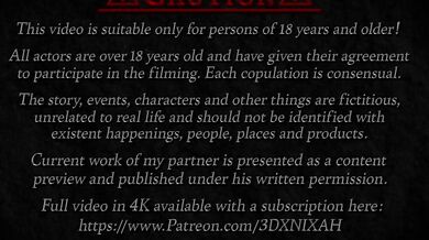 Futas Stella and Helia please busty mistress Gwen with their big cocks [Excerpt]