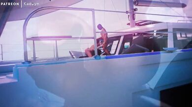 "Tits and Tugs on a Boat: Ashley Graham's Hentai Fuck Fest!"