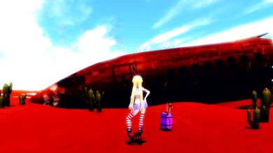 'Sexual Waves in the Dark with Hamselvish MMD R18 Shimakaze'