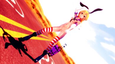 'Sexual Waves in the Dark with Hamselvish MMD R18 Shimakaze'