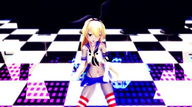 'Sailor Shimakaze Touch Me Babe [MMD R15] Hamselvish: A Sensual Nautical Adventure'