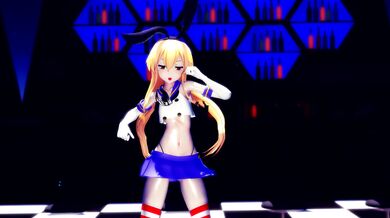'Sailor Shimakaze Touch Me Babe [MMD R15] Hamselvish: A Sensual Nautical Adventure'