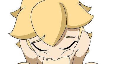 'A Goomba's Pleasure Tunnel, As Peach Sucks On His Dick'