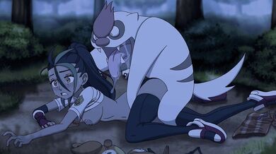 'A night of passion with Nemona as Vigoroth fucks her relentlessly in the most intense way possible [Kyde]'