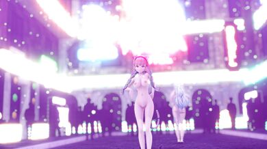 "Aqua Lamy Guerrilla Live Naked Performance on the Street 【Ｓｅｘｕａｌ】"