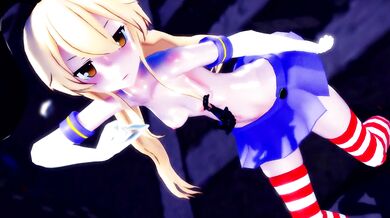 'Shimakaze: The Masturbating Maid! Play with R18 Hamselvish'