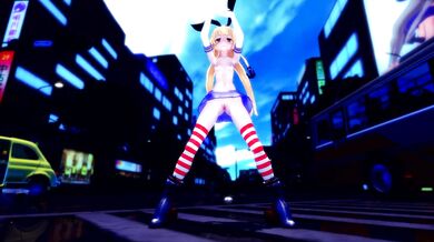 'Shimakaze: The Masturbating Maid! Play with R18 Hamselvish'