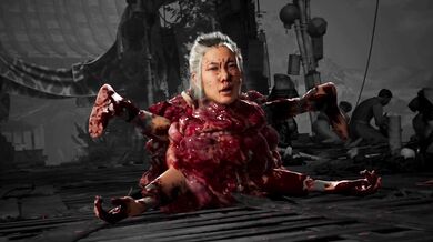 "Bloody Tears: The Erotic Adventures of Sindel and Kitana in Mortal Kombat 1"