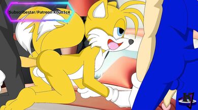 "Sonic the Hedgehog's Ménage à Trois with Tails and Shadow the Hedgehog"