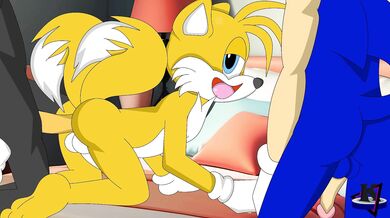 "Sonic the Hedgehog's Ménage à Trois with Tails and Shadow the Hedgehog"