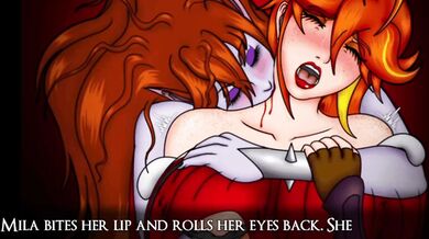 "The Red Veil Vampire Hunter, Lost to Bella's Seduction!"