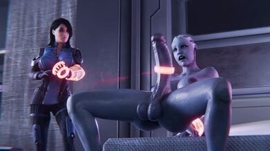 'Ultra HD Holographic Onahole Fucking with Ashley and Liara'